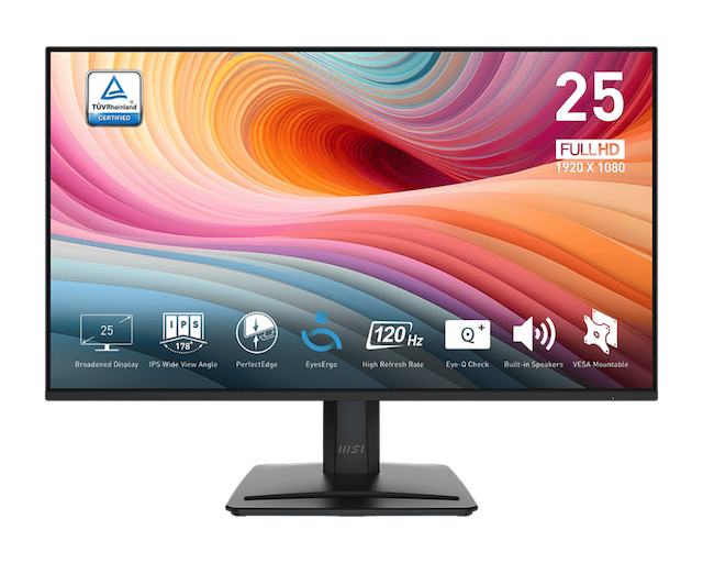 ECRAN MSI RPO  MP251W E2 - 25 POUCE - 120HZ  IPS - black