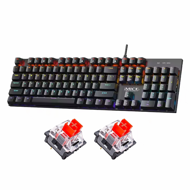 CLAVIER GAMER IMICE MECANIQUE  GK-600 NOIR