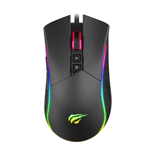 SOURIS HAVIT FIL GAMER PROGRAMMABLE RGB MS1001S