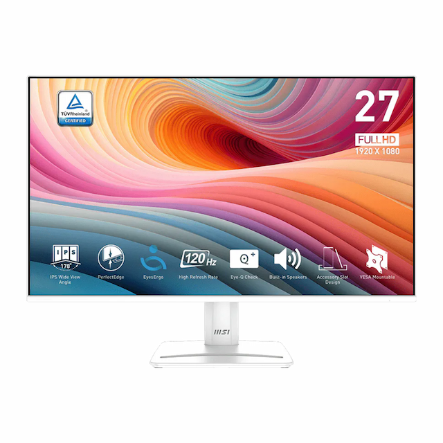 ECRAN MSI PRO  MP275 E2 -  27" - 120HZ IPS 1Ms BLANC