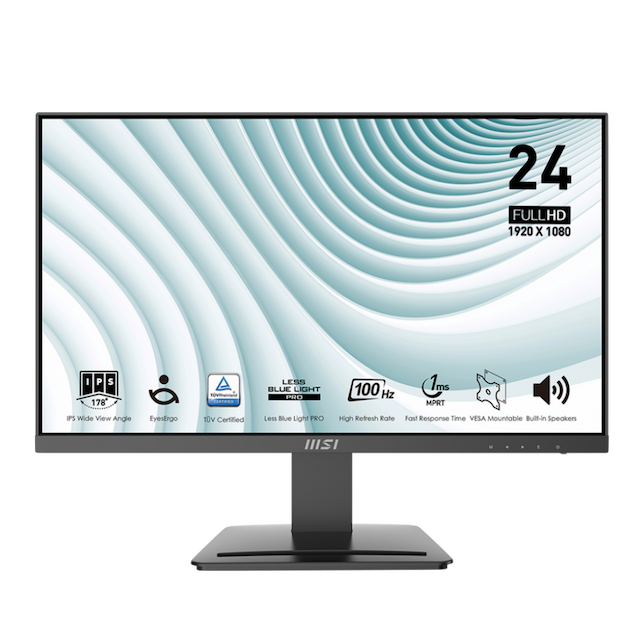 ECRAN MSI PRO  24"  PM243X 100HZ 1MS IPS
